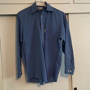 Blue Faconnable Pocket Dress Shirt